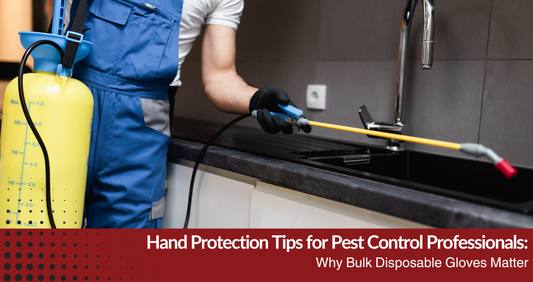 Hand Protection Tips for Pest Control Professionals: Why Bulk Disposable Black Nitrile Gloves Matter