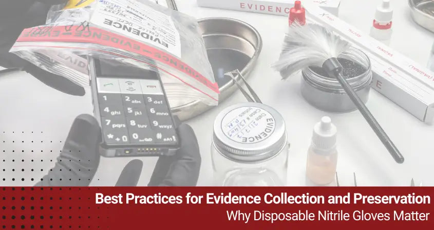 Best Practices for Evidence Collection and Preservation: Why Disposable Black Nitrile Gloves Matter