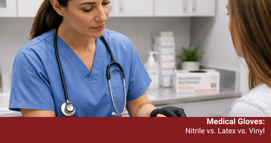 Medical Gloves: Nitrile vs. Latex vs. Vinyl