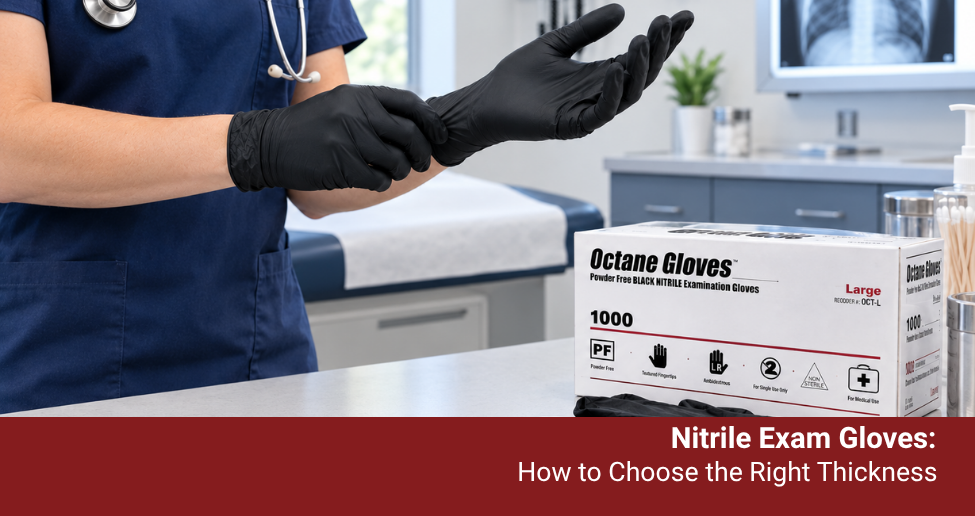 Nitrile Exam Gloves: How to Choose the Right Thickness