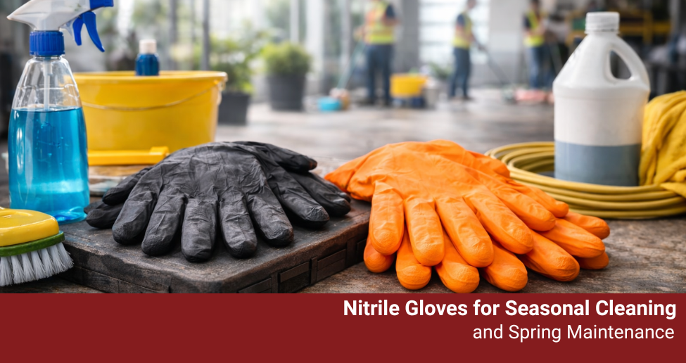 Nitrile Gloves for Seasonal Cleaning and Spring Maintenance