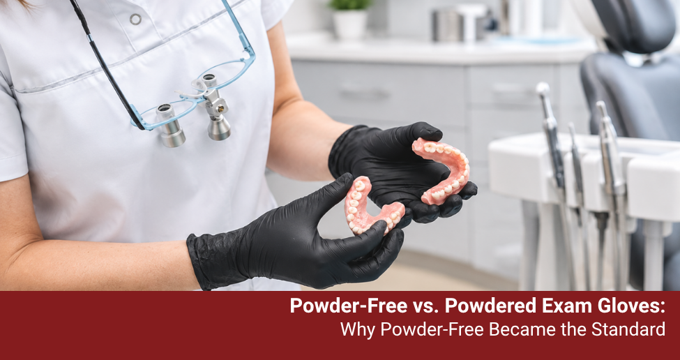 Powder-Free vs. Powdered Exam Gloves: Why Powder-Free Became the Standard