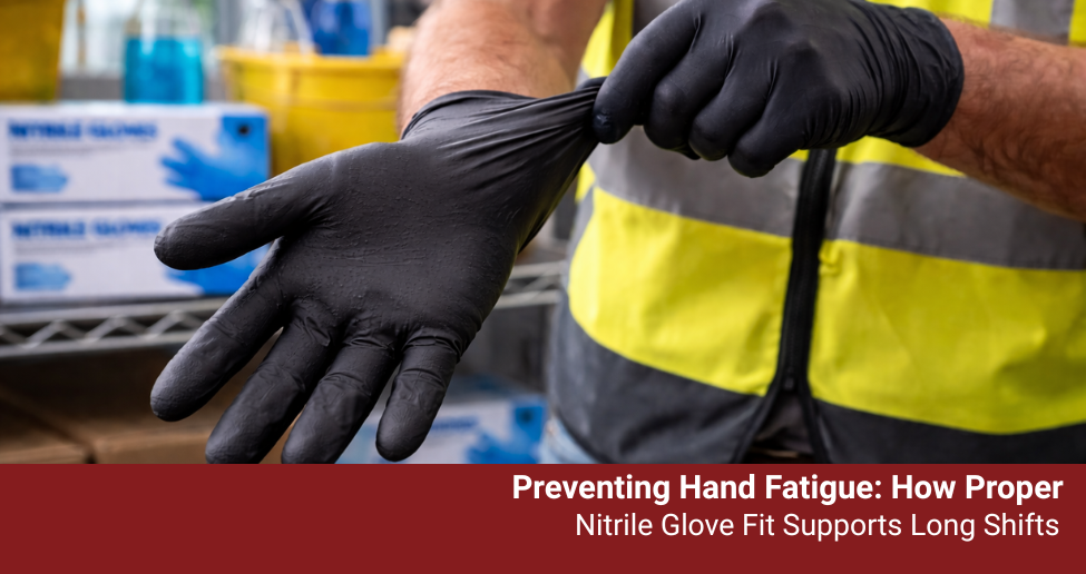 Preventing Hand Fatigue: How Proper Nitrile Glove Fit Supports Long Shifts