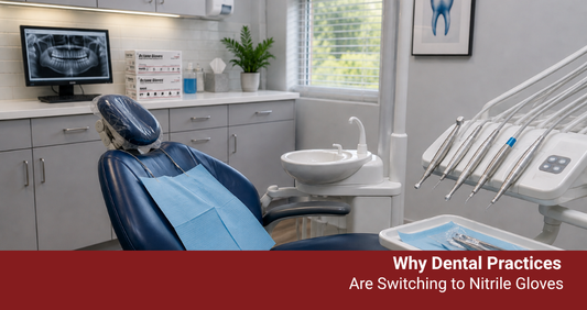 Why Dental Practices Are Switching to Nitrile Gloves